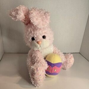 Ty 2005 Pink Easter Bunny Egg Vintage 15" Plush Soft Toy Stuffed Animal